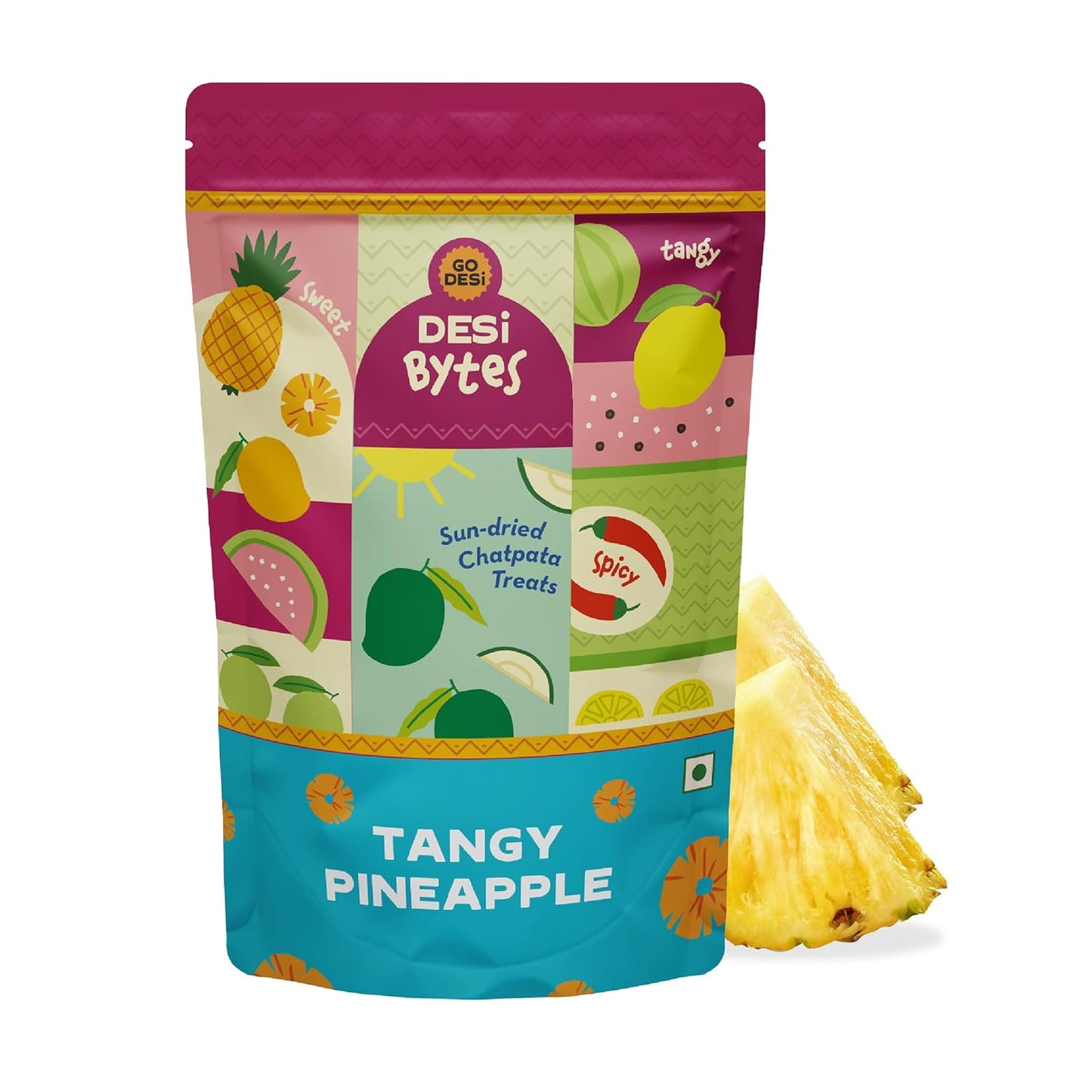 GO DESi Tangy Pineapple Candy, 150g