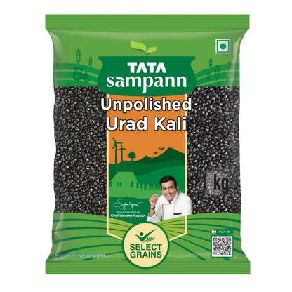 Tata Sampann Unpolished Urad Kali, 1kg