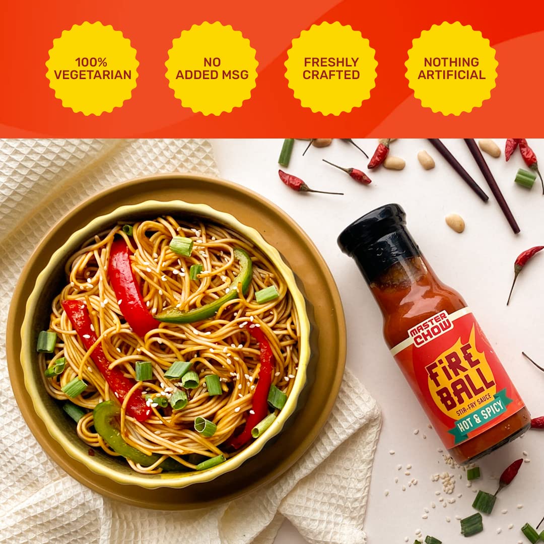 MasterChow Fireball Hot & Spicy Stir Fry Cooking Sauce (220g)