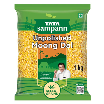 Tata Sampann Unpolished Moong Dal (Split), 1Kg