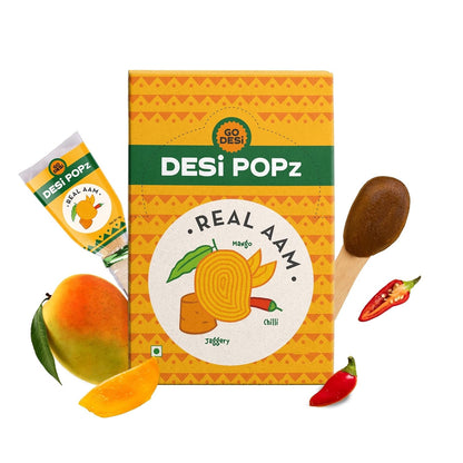 GO DESi Popz Real Aam Candy, 40 Pieces