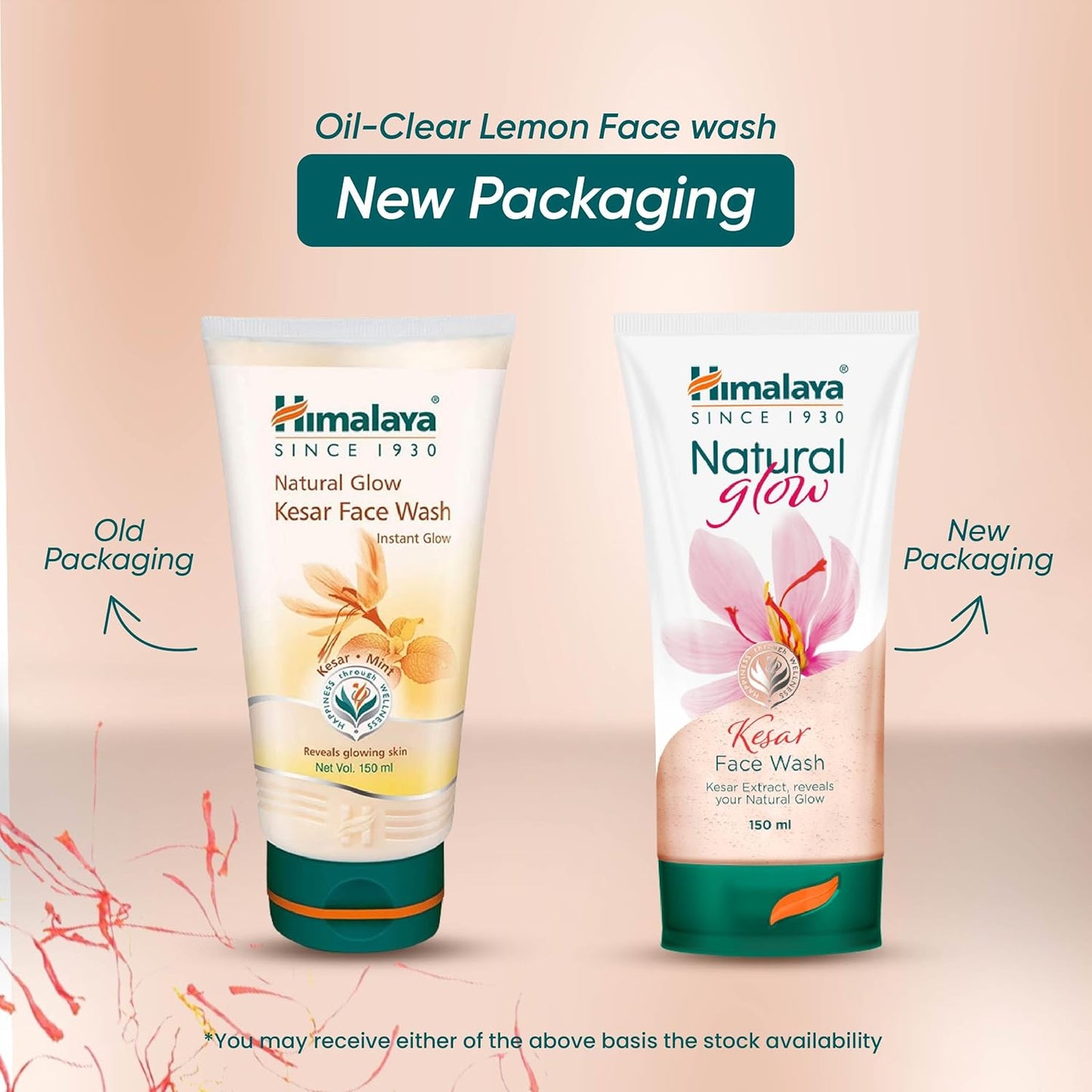 Himalaya Natural Glow Kesar Face Wash, 150ml