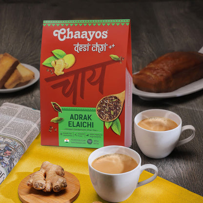 Adrak Elaichi Chai Pack (Ginger-Cardamom)