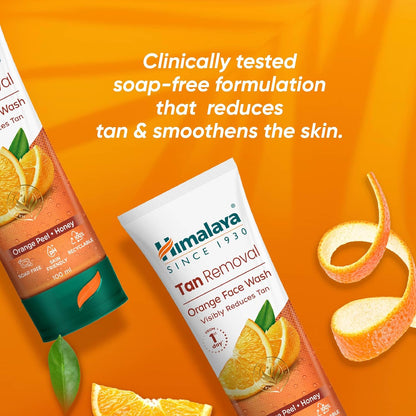 Himalaya Tan Removal Orange Face Wash, 100ml