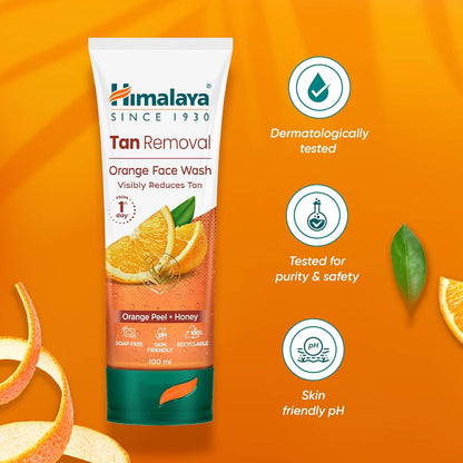 Himalaya Tan Removal Orange Face Wash, 100ml