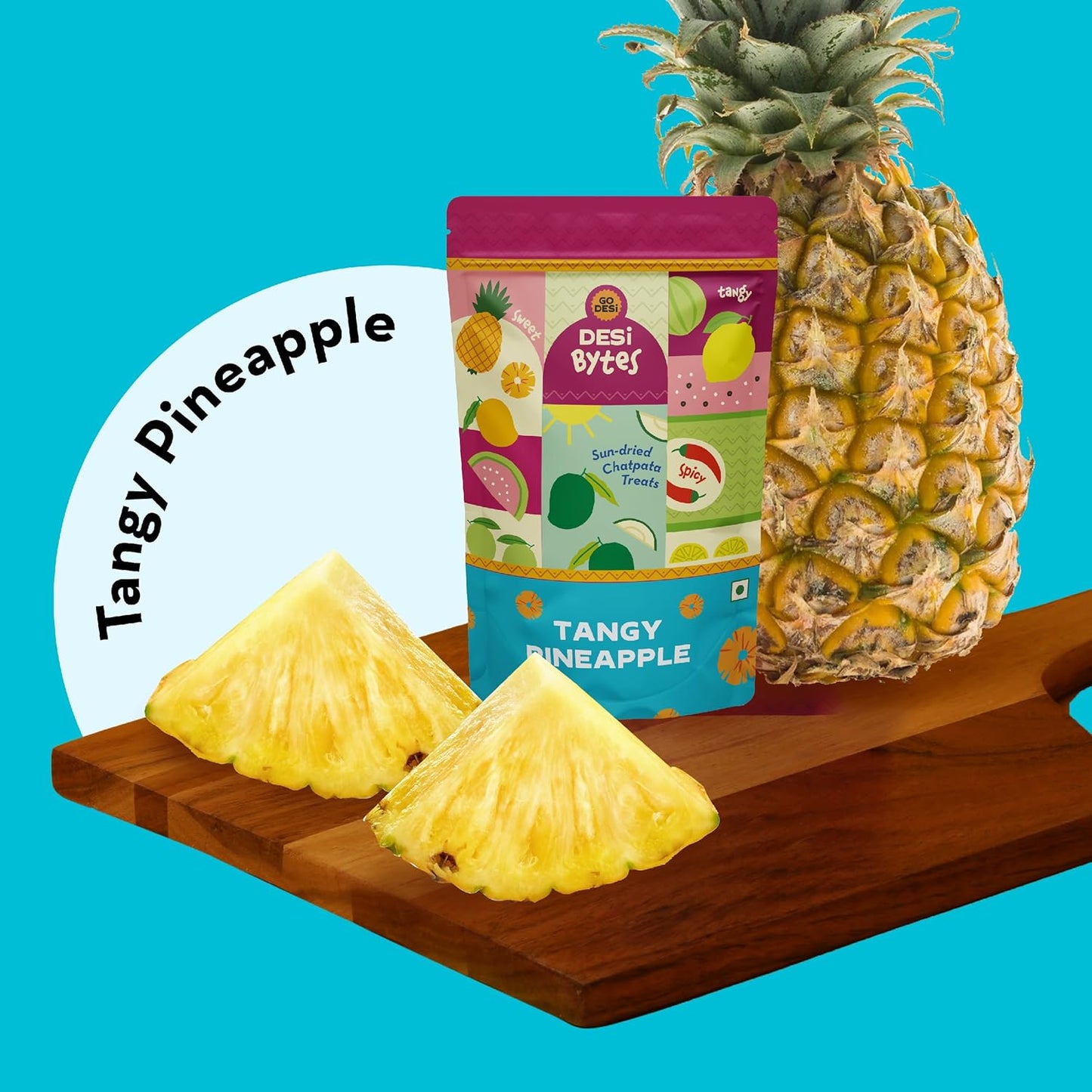 GO DESi Tangy Pineapple Candy, 150g