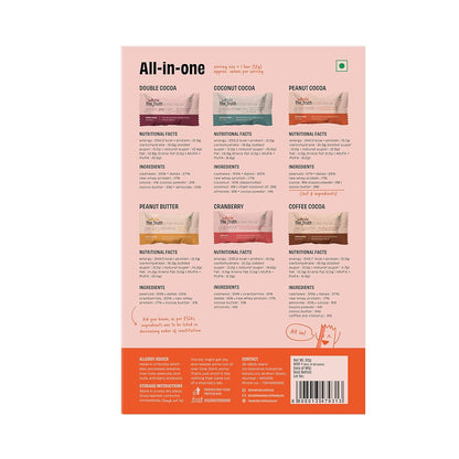 The Whole Truth - Protein Bars | All-in-One | Pack of 6 x 52 g each