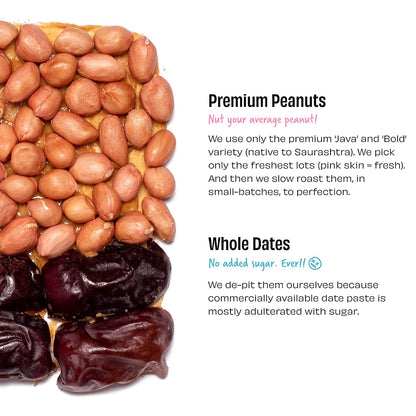 The Whole Truth - SuperSaver Peanut Butter With Dates (Sweetened) | 925 g