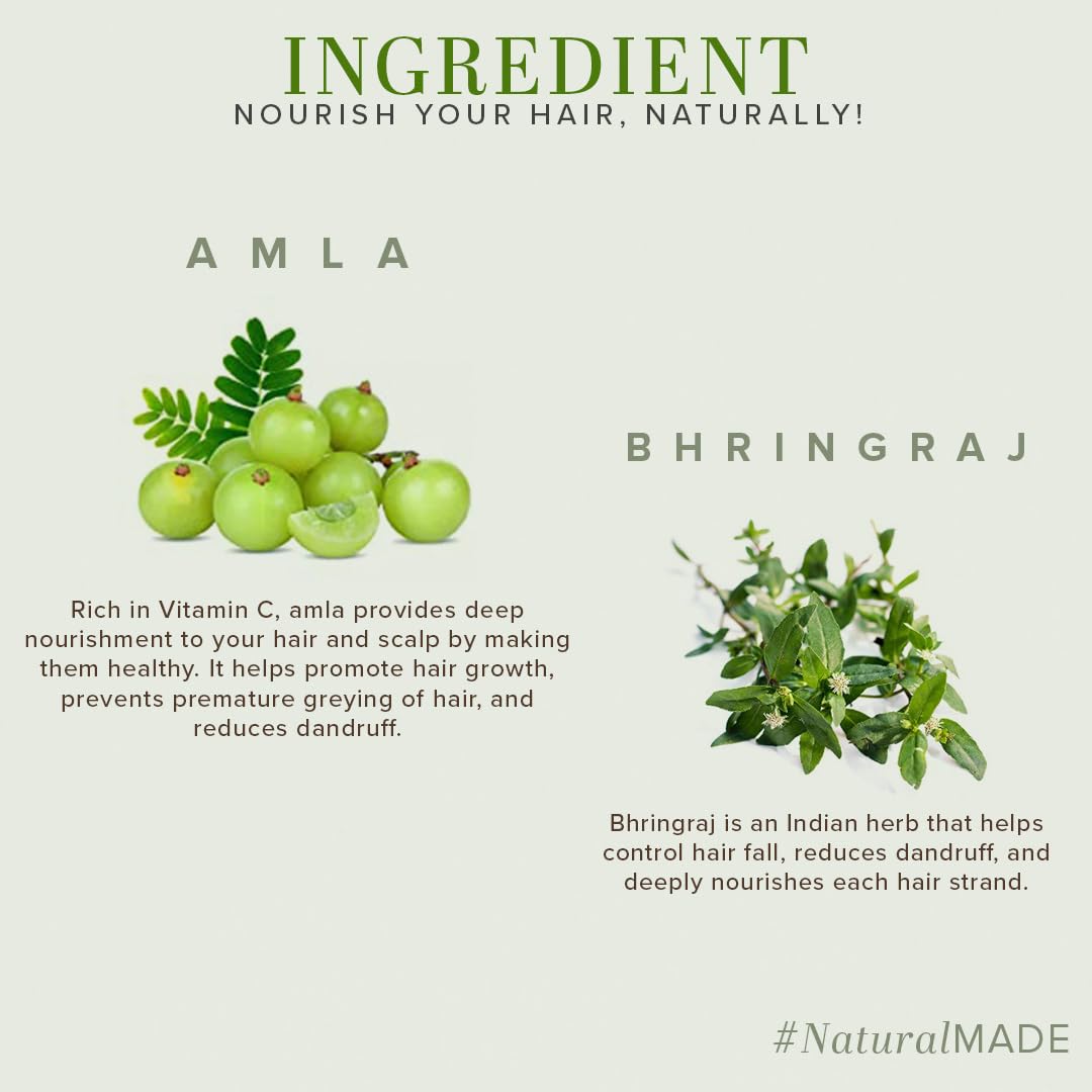Khadi Natural Amla & Bhringraj Hair Cleanser & Conditioner Combo Pack