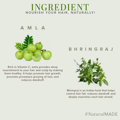 Khadi Natural Amla & Bhringraj Hair Cleanser & Conditioner Combo Pack