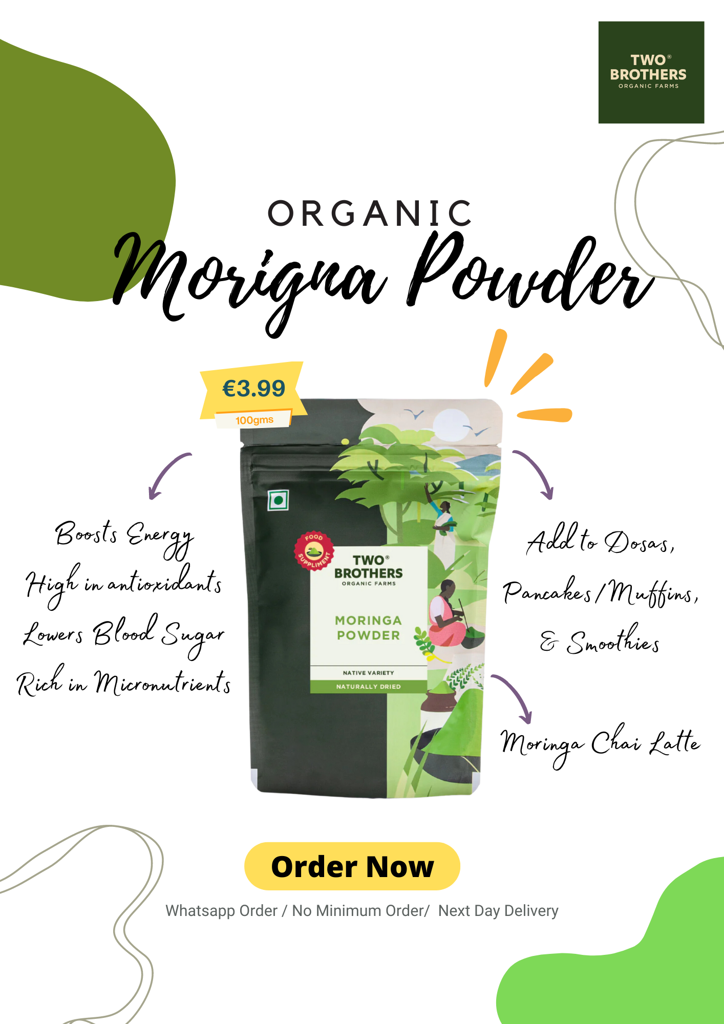 Organic Moringa Powder