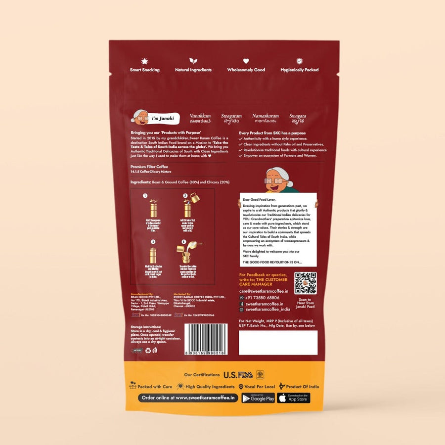 80/20 Premium Filter Coffee Powder