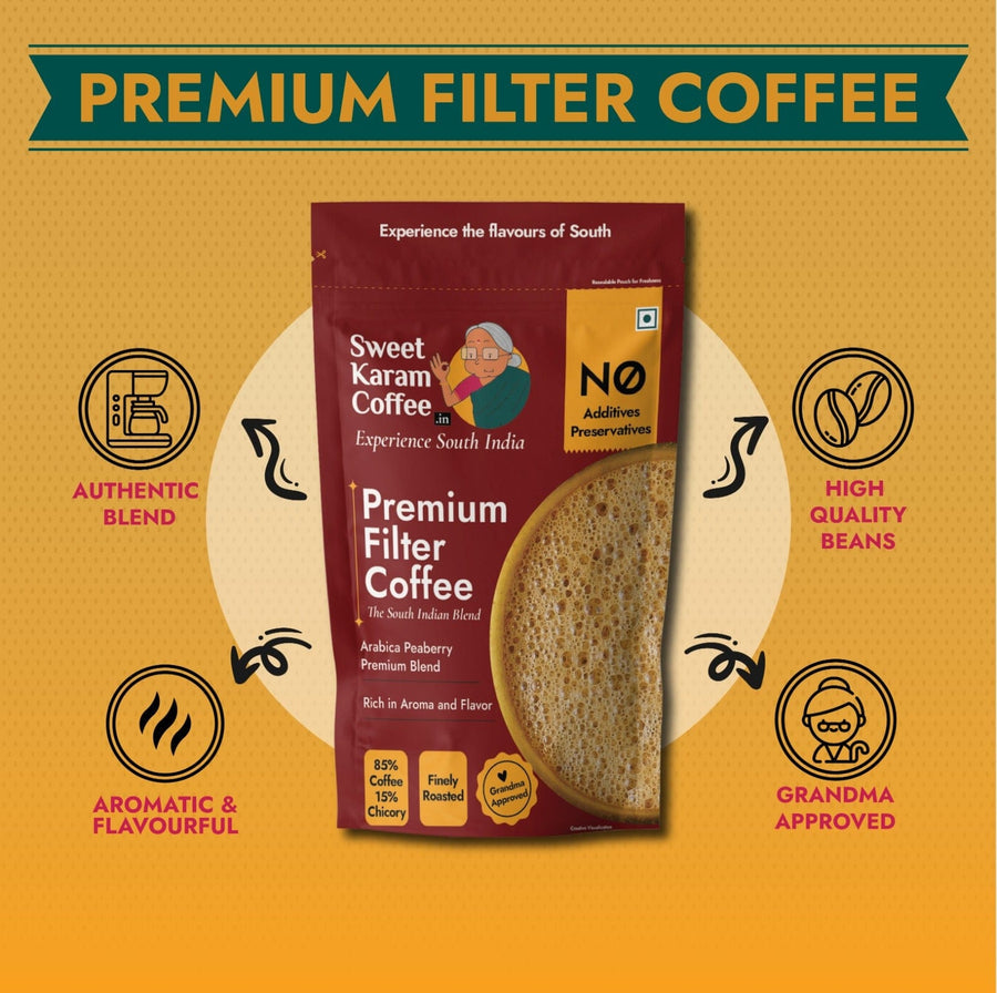 80/20 Premium Filter Coffee Powder