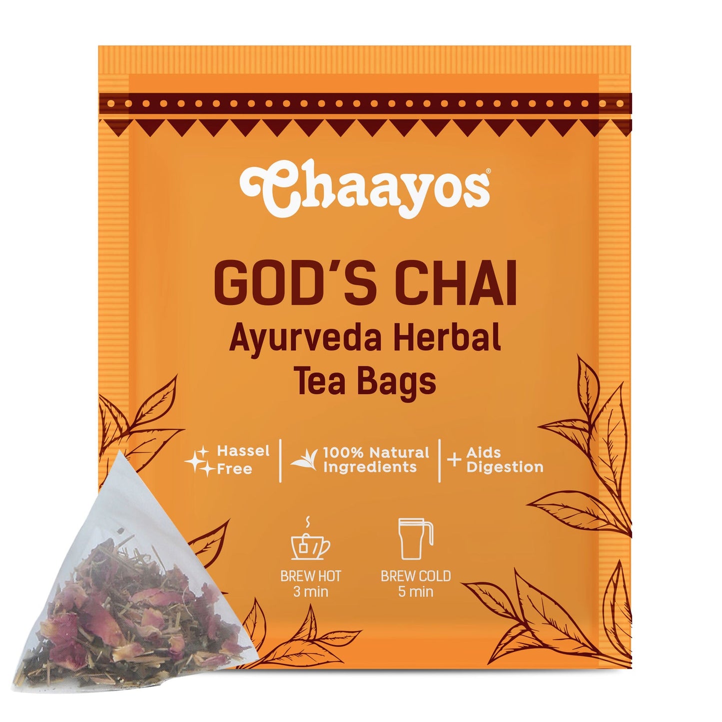 God's Chai - Tea Bag Pack- (25pc *2 gms bag)