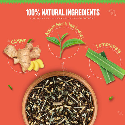 Lemongrass Ginger Chai - 100 gm