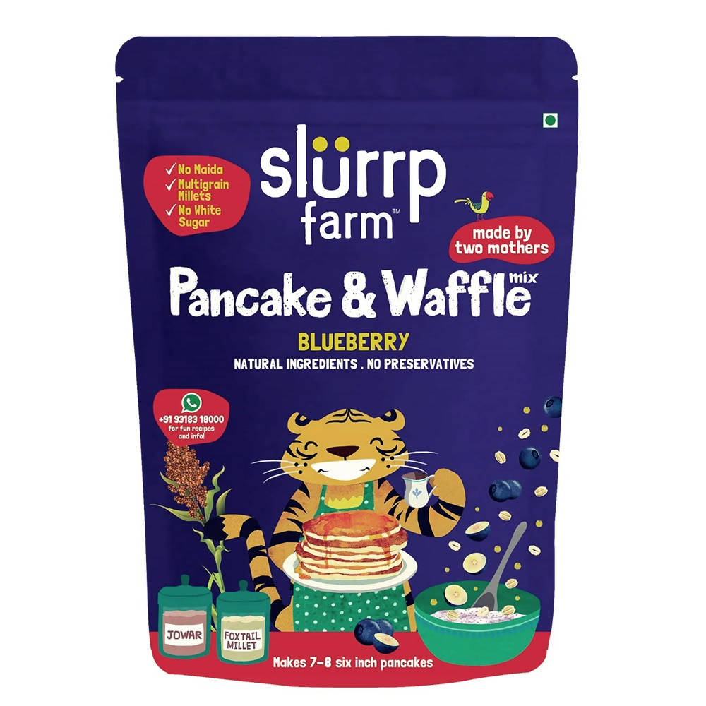 Millet Pancake & Waffle Mix - Blueberry & Supergrains 150 gms